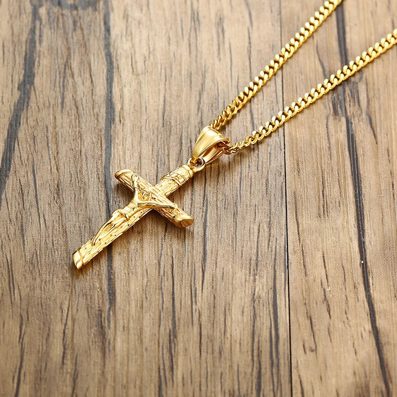 Vnox Cross Necklace