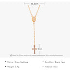 Rosary Cross Choker
