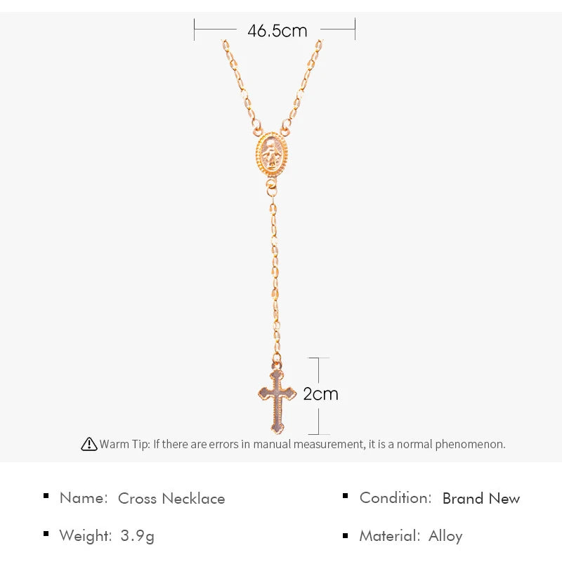 Rosary Cross Choker