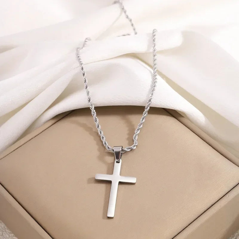 Stainless Steel Cross Necklace