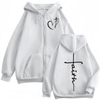 Faith Over Fear Zip Hoodie