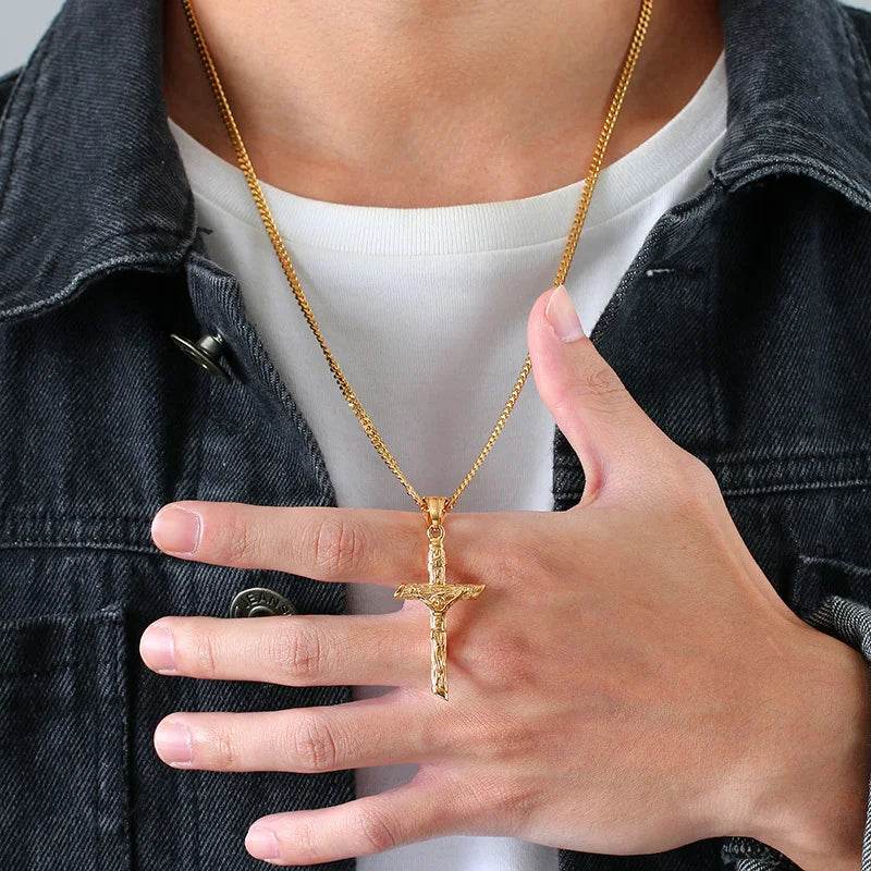 Vnox Cross Necklace