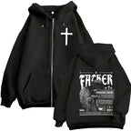 Forgive Them Father Zip Hoodie