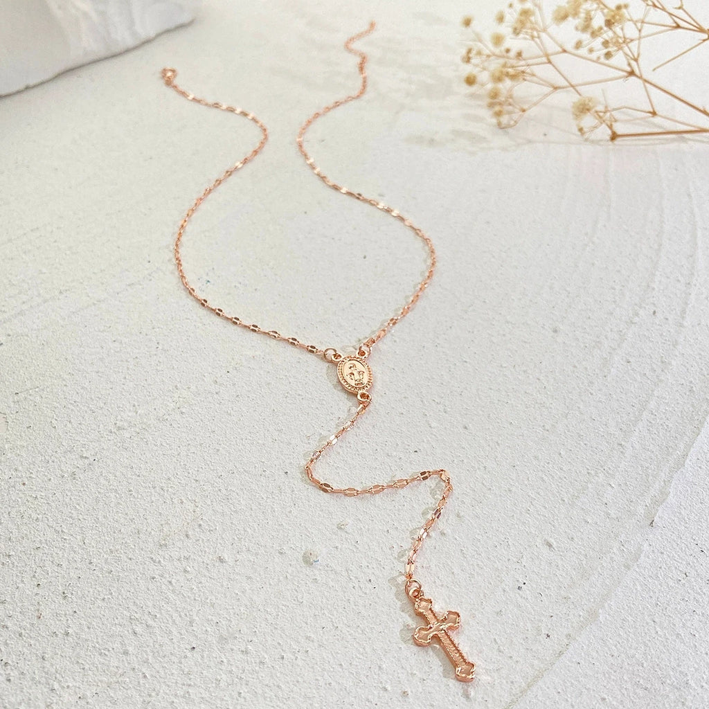 Rosary Cross Choker