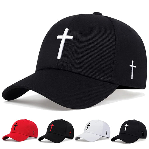 Cross Embroidery Cap