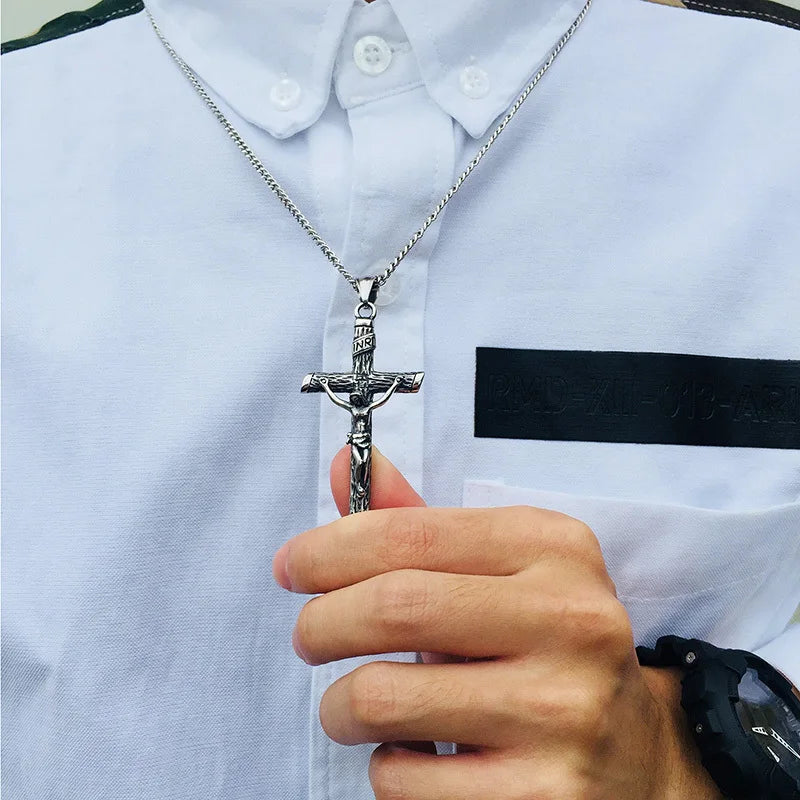 Vnox Cross Necklace