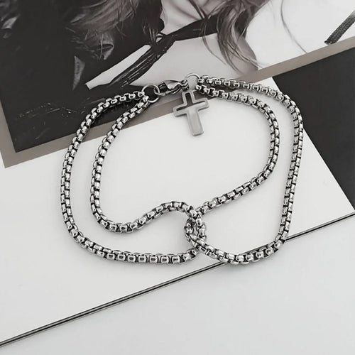 Cross Hollow Bracelet