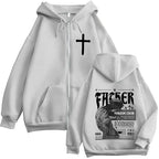 Forgive Them Father Zip Hoodie