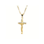 Gold Jesus Cross Necklace