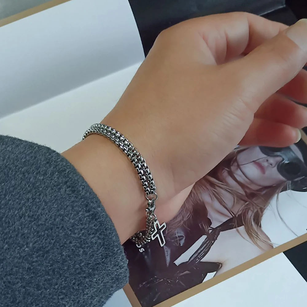 Cross Hollow Bracelet