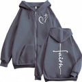Faith Over Fear Zip Hoodie